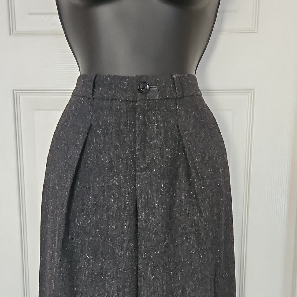Banana Republic Dark Gray Wide Leg Pants
